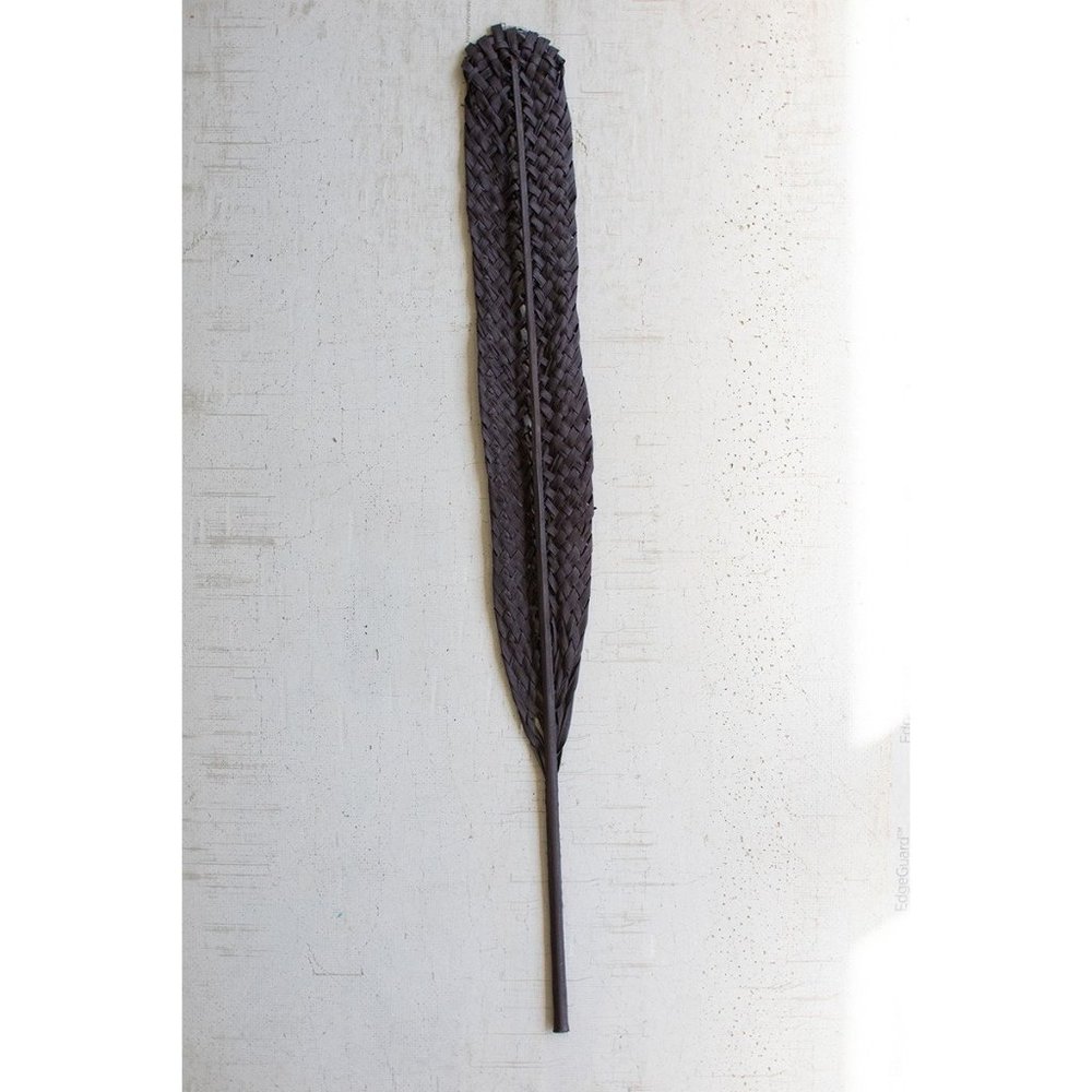 Woven Kejur Leaf - Black